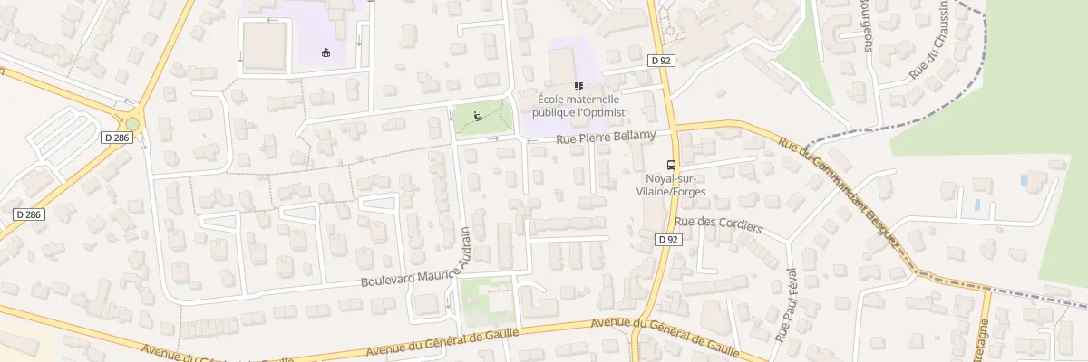 Plan du 8 Rue Pierre Bellamy à Noyal-sur-Vilaine
