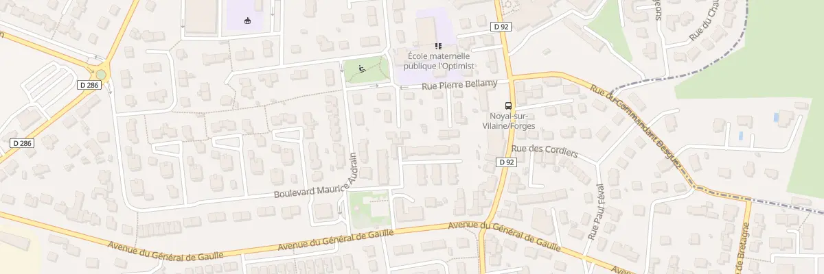 Plan du 6 Rue Pierre Bellamy à Noyal-sur-Vilaine