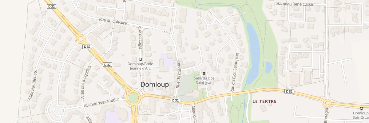 Plan du 10 Rue du Calvaire à Domloup