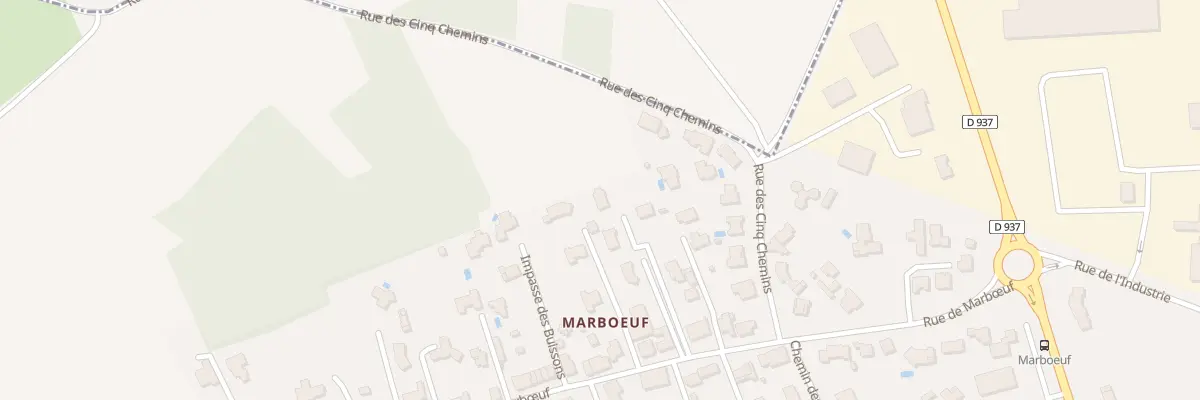 Plan du 15T Rue de Marboeuf à Geneston