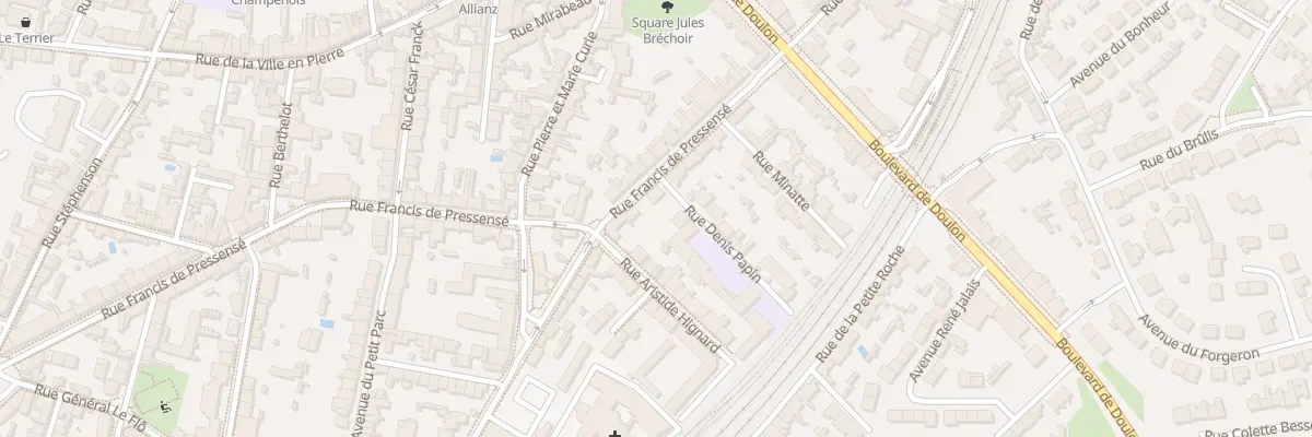 Plan du 23 Rue Francis de Pressensé à Nantes