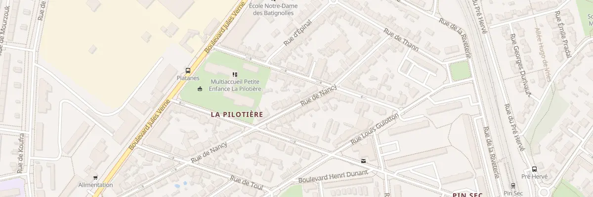 Plan du 39 Rue de Nancy à Nantes