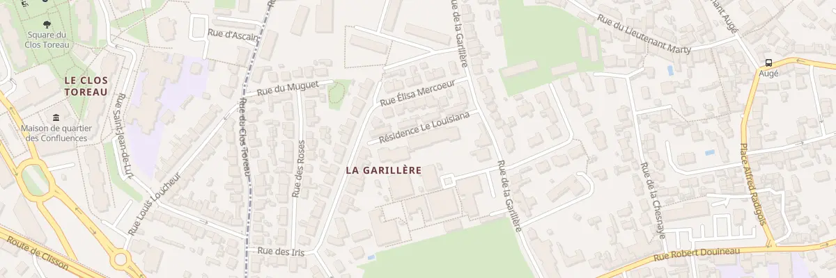 Plan du 18 Rue de la Garillère à Saint-Sébastien-sur-Loire