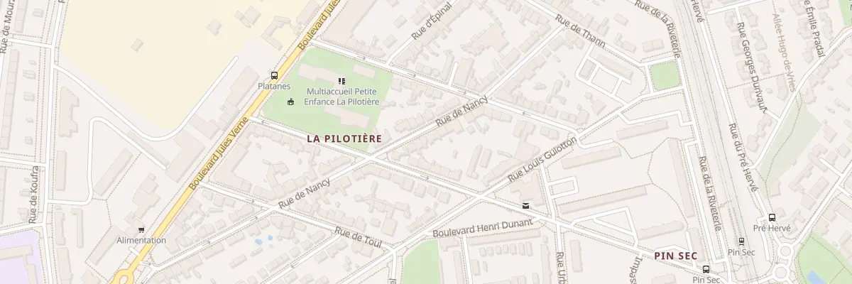 Plan du 52 Rue de Nancy à Nantes