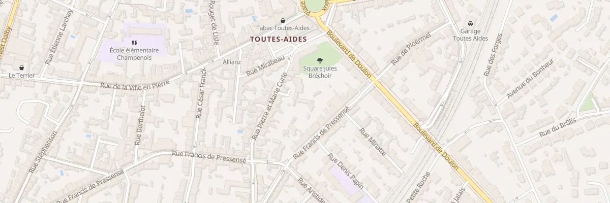 Plan du 9 Rue Pierre et Marie Curie à Nantes