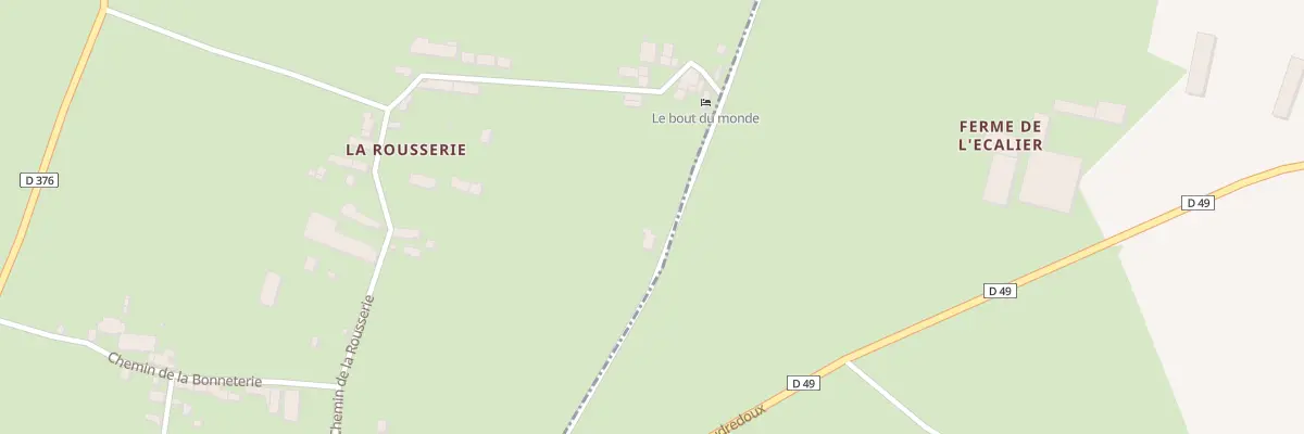 Plan du 16 Che de la Rousserie à Regnéville-sur-Mer