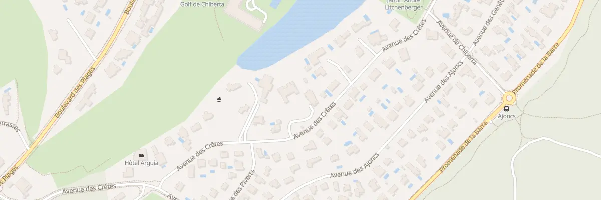 Plan du 33 Av des Crêtes à Anglet