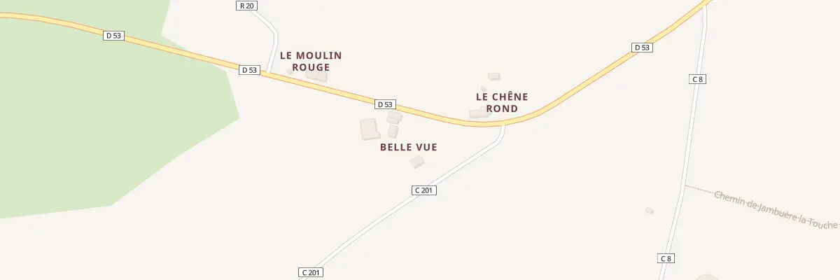 Plan du 5354 Belle-Vue à Lalleu
