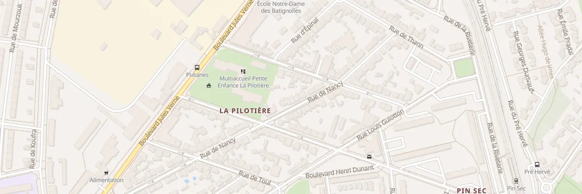 Plan du 35 Rue de Nancy à Nantes