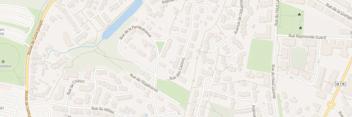 Plan du 5 Rue des Castors à Nantes