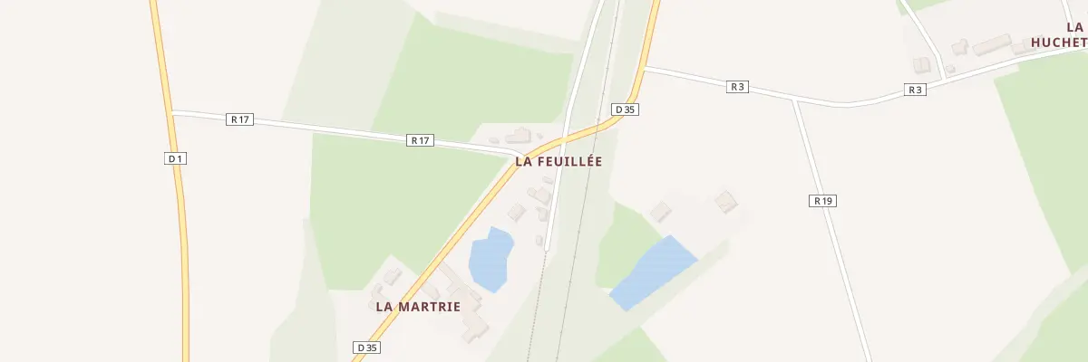 Plan du 5889 La Feuillée à Abbaretz
