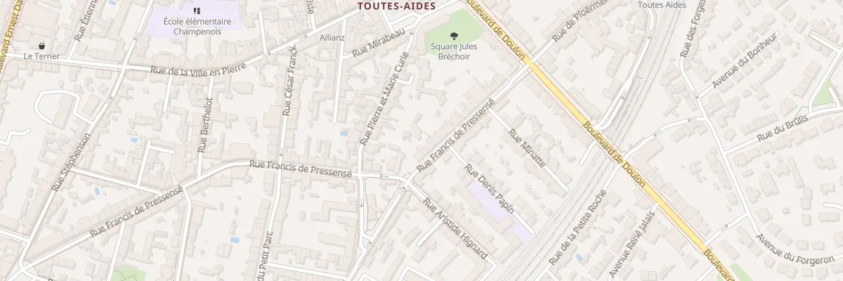 Plan du 30 Rue Francis de Pressensé à Nantes