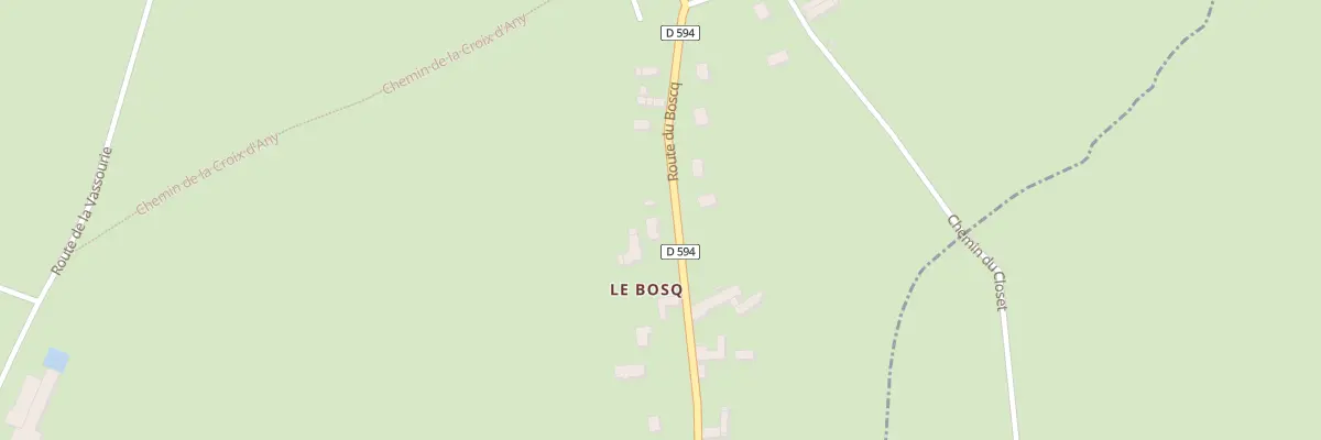 Plan du 435 Le Boscq à Longueville