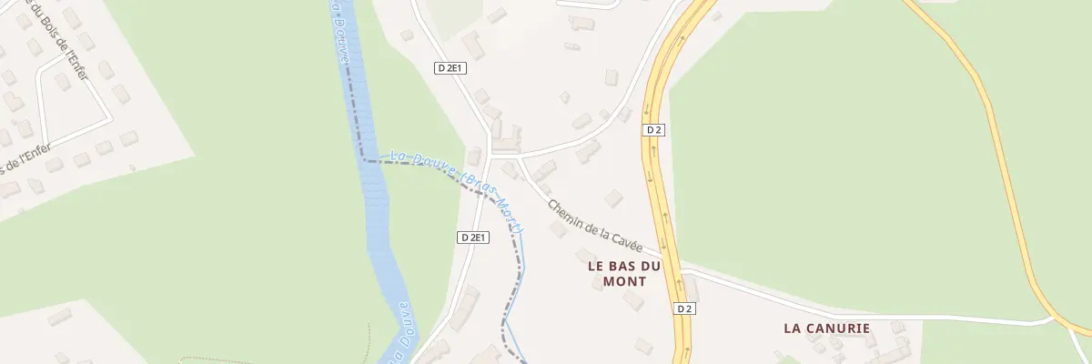 Plan du 1 La Cavée à Rauville-la-Place