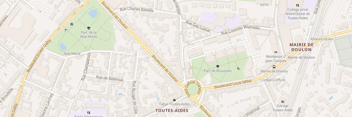 Plan du 9 Rue Parmentier à Nantes