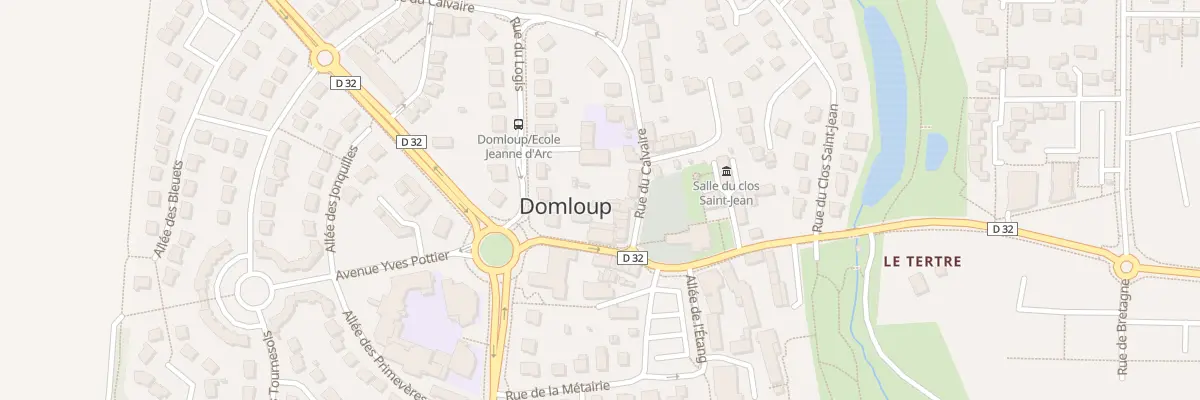 Plan du 9 Rue du Calvaire à Domloup