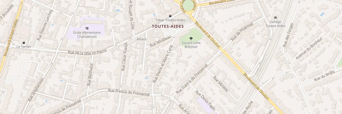 Plan du 13B Rue Pierre et Marie Curie à Nantes