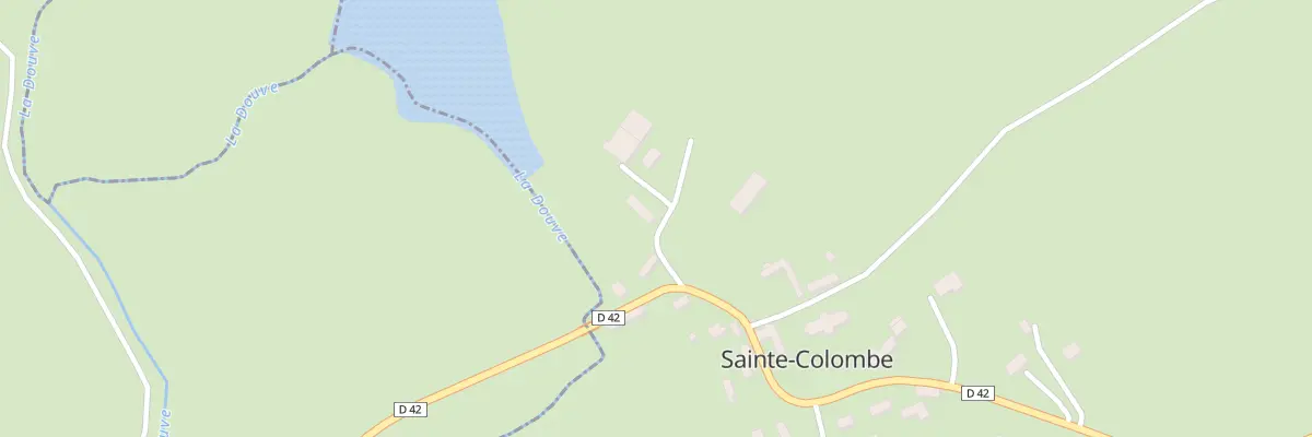 Plan du 14 Village de l’Eglise à Sainte-Colombe