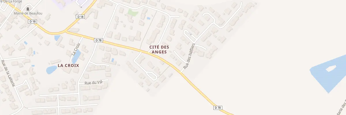 Plan du 3 Imp des Néfliers à Beaufou