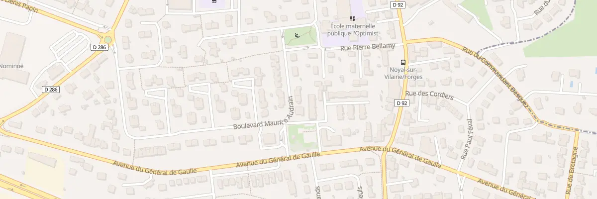 Plan du 7 Bd Maurice Audrain à Noyal-sur-Vilaine