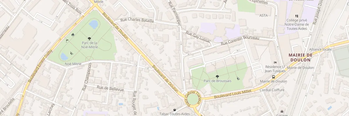 Plan du 15 Rue Parmentier à Nantes