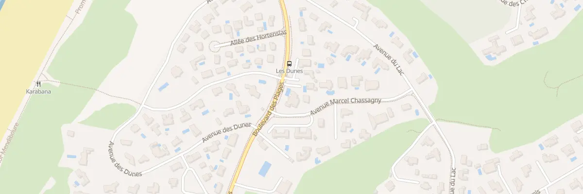 Plan du 116 Bd des Plages à Anglet