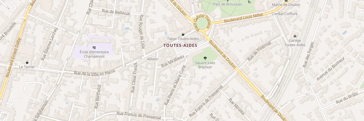 Plan du 2 Rue Pierre et Marie Curie à Nantes