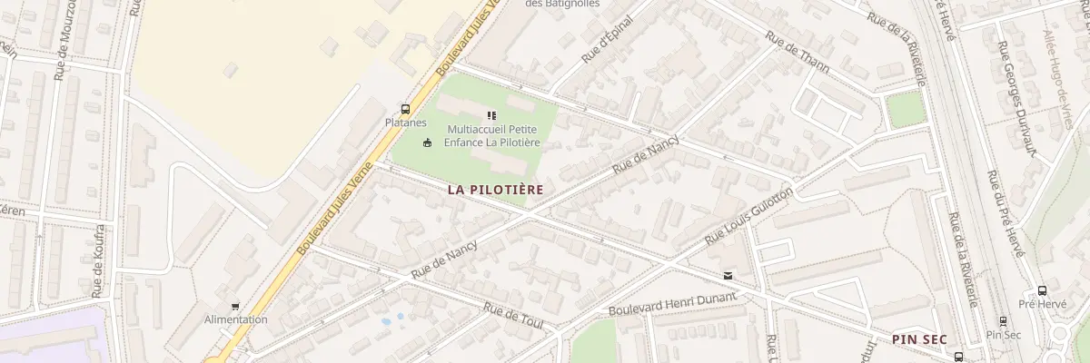 Plan du 31 Rue de Nancy à Nantes