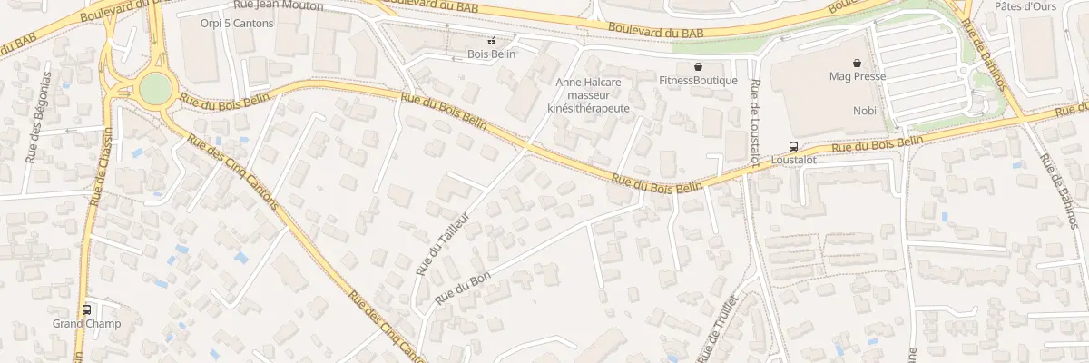 Plan du 26 Rue du Bois Belin à Anglet