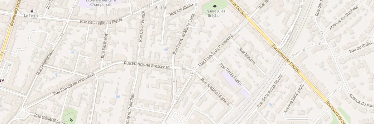 Plan du 38 Rue Francis de Pressensé à Nantes