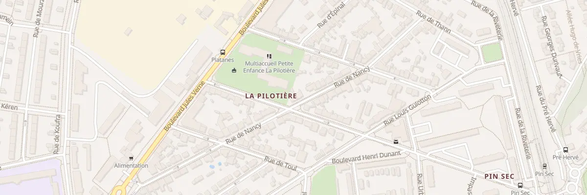 Plan du 29 Rue de Nancy à Nantes