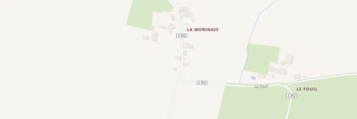 Plan du 8 La Morinais à Tresbœuf