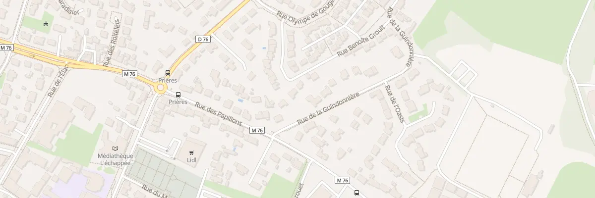 Plan du 7 Rue de la Guindonnière aux Sorinières