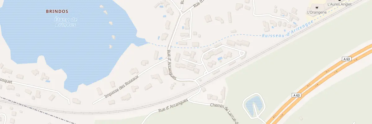 Plan du 15 Rte d’ Arcangues à Anglet