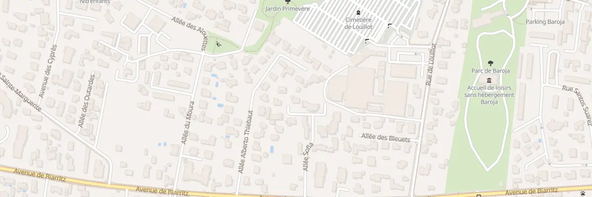 Plan du 20 All Sofia à Anglet
