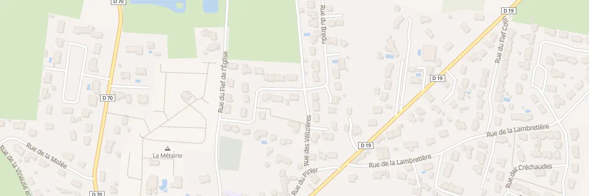 Plan du 16 Rue du Clos du Verger à Saint-Hilaire-la-Forêt