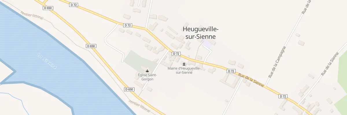 Plan du 30 Rue de la Sienne à Heugueville-sur-Sienne