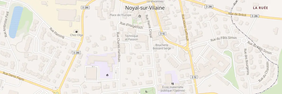 Plan du 12 Rue Pierre Croyal à Noyal-sur-Vilaine