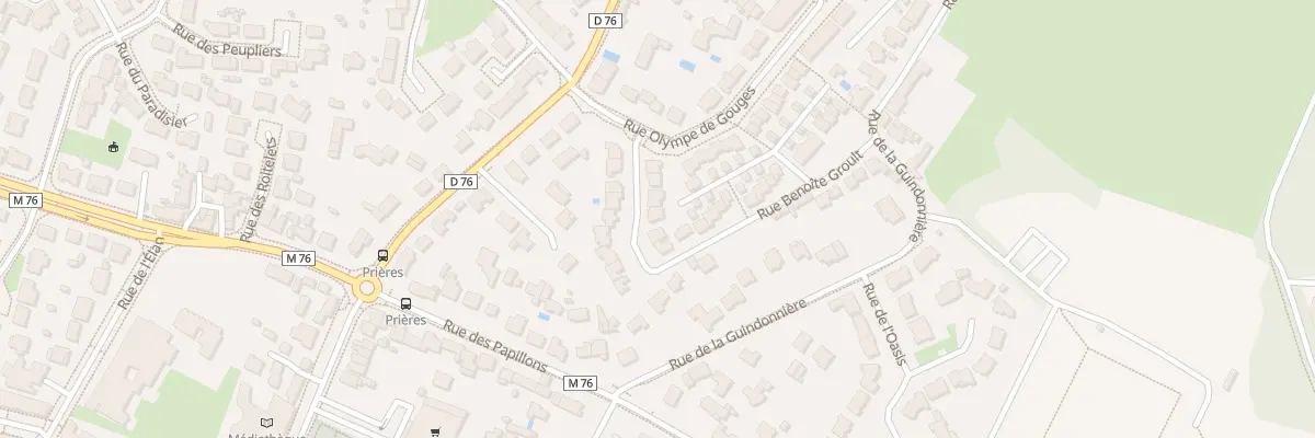Plan du 7 Rue Benoîte Groult aux Sorinières