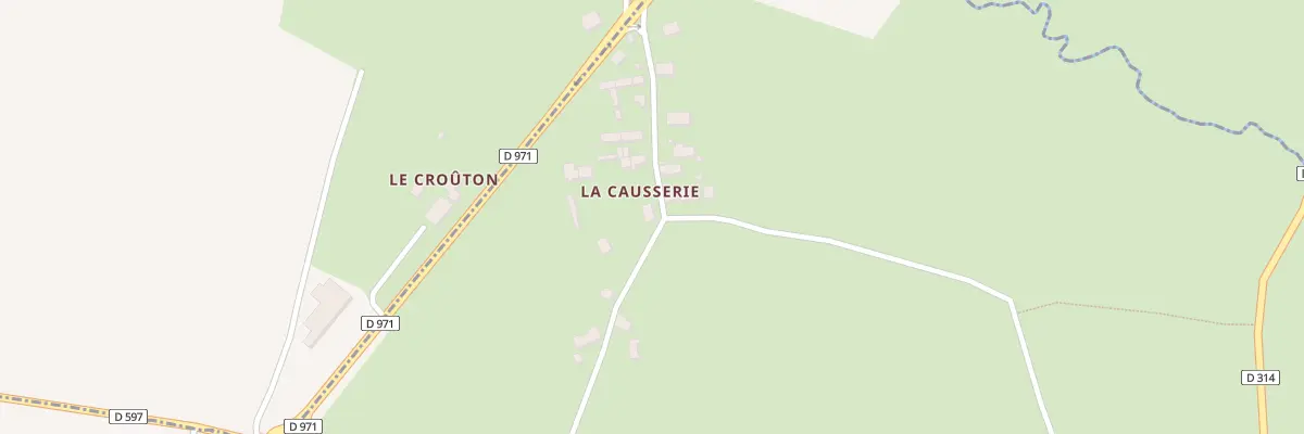 Plan du 14 La Causserie à Coudeville-sur-Mer