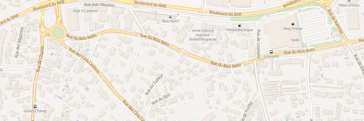 Plan du 14 Rue du Tailleur à Anglet