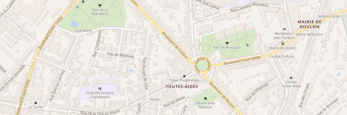 Plan du 95 Bd de Doulon à Nantes