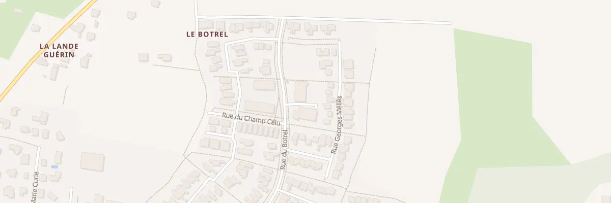 Plan du 62 Rue du Botrel à Acigné