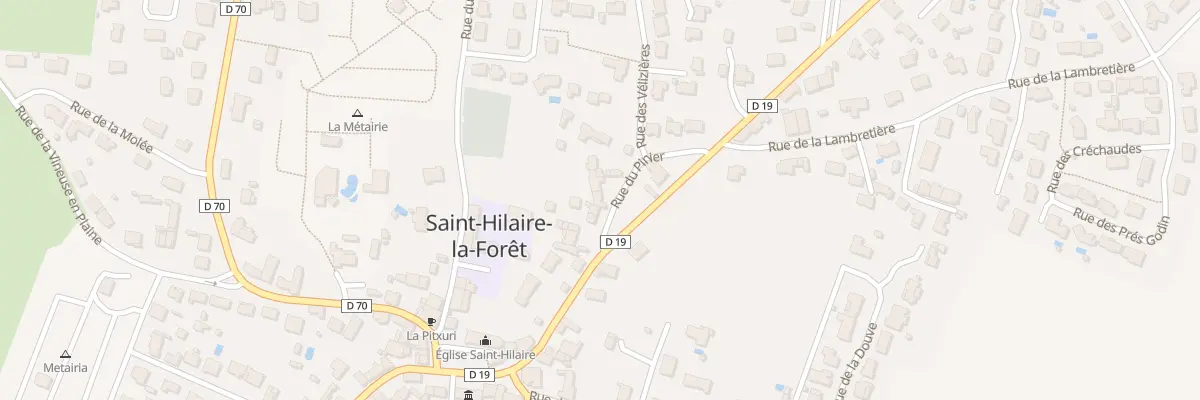 Plan du 9 Rue du Pinier à Saint-Hilaire-la-Forêt
