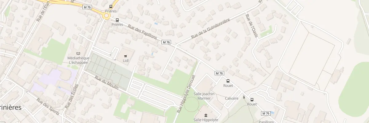Plan du 26 Rue des Papillons aux Sorinières