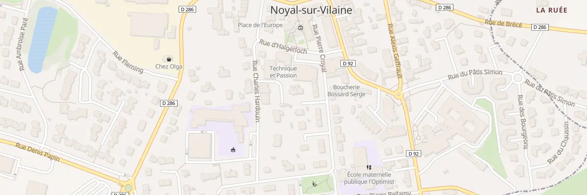 Plan du 14 Rue Pierre Croyal à Noyal-sur-Vilaine