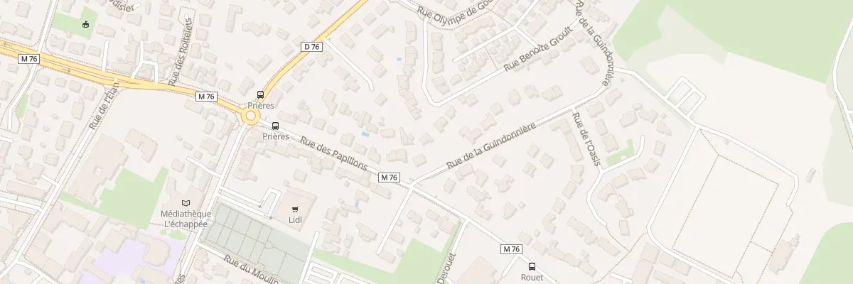 Plan du 5 Rue de la Guindonnière aux Sorinières