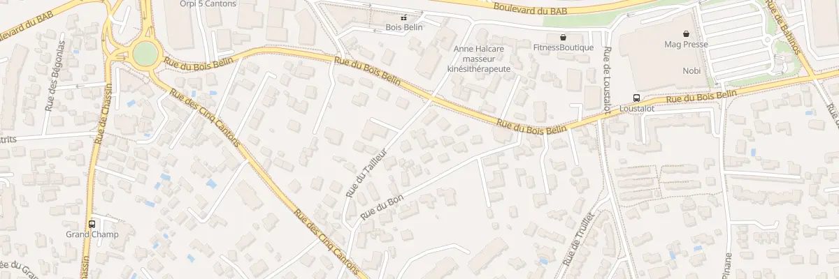 Plan du 12 Rue du Tailleur à Anglet