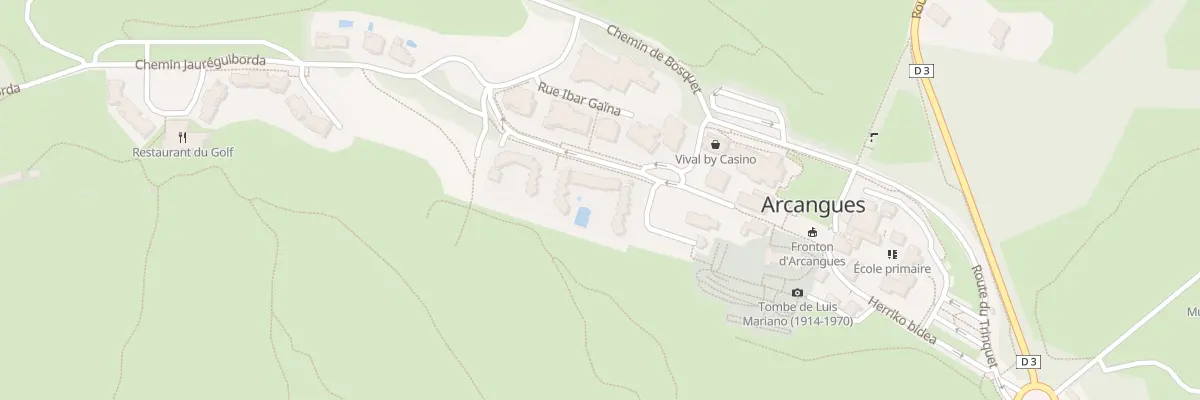 Plan du 107 Che Jaureguiborda à Arcangues