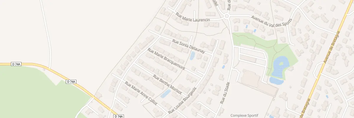 Plan du 6 Rue Marie Bracquemont à Saint-Philbert-de-Bouaine